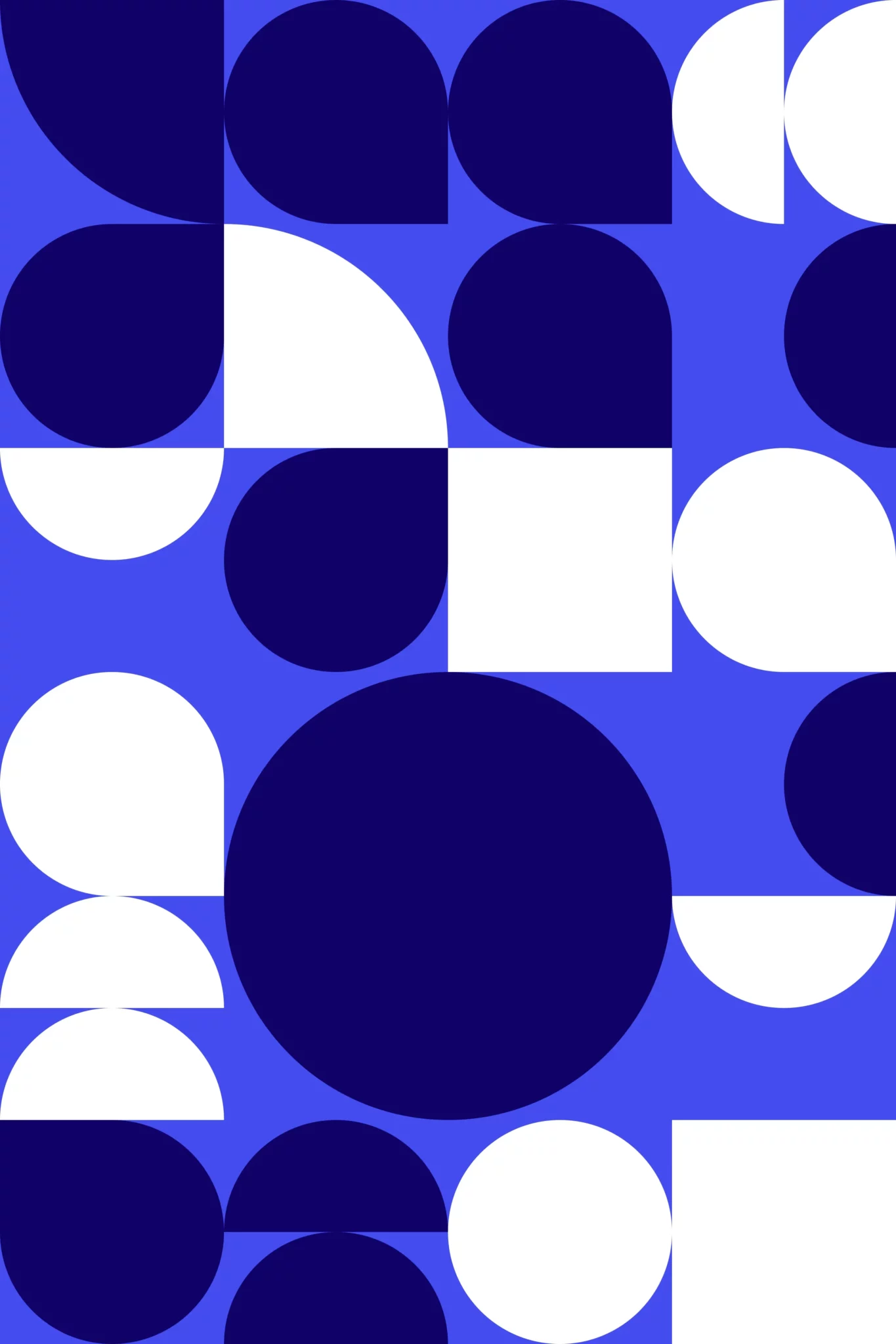 Arrière-plan monochrome avec patterns arrondis